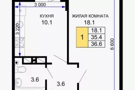 Продам однокомнатную квартиру с Ремонтом